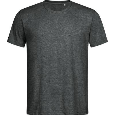 Stedman Luxusní tričko Crew neck heather grey sivá