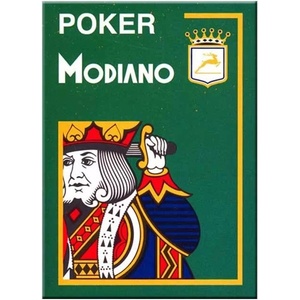 Modiano Пластични карти Modiano Сristalo OP - Син гръб