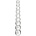 SuperLove Glass Perfect Beads Dildo Clear