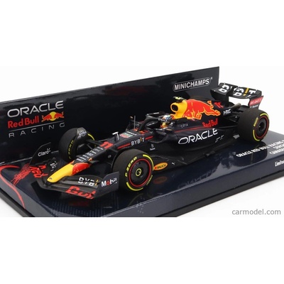 Minichamps Red bull F1 Rb18 Team Oracle Red Bull Racing N 11 Canadian Gp 2022 Sergio Perez Matná modrá žltá červená 1:43