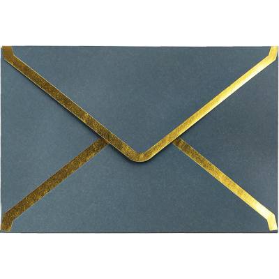 Prima-obchod Papírová obálka 10,5x15,5 cm, barva 2 petrolejová 5 ks