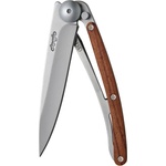 DEEJO 9cb005 wood natural / Стилно ултралеко джобно ножче без татуировки (9cb005)