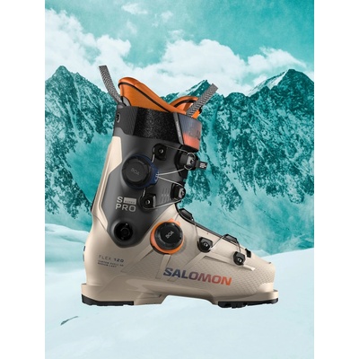 Pánske Salomon S/Pro Supra Dual Boa 120 Humus/Black/Orange Tiger 27/27,5 25/26