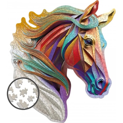 Milliwood Дървен пъзел Milliwood, Alternative Geometry, 500 части - Вълшебен кон (XXL-EtherealHorse-5048-C)