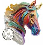 Milliwood Дървен пъзел Milliwood, Alternative Geometry, 500 части - Вълшебен кон (XXL-EtherealHorse-5048-C) - homeshop