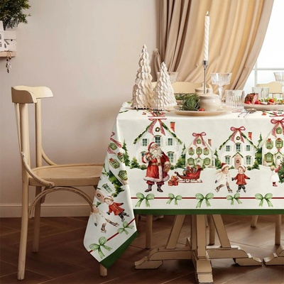 Maestri Cotonieri Obrus Santa a deti 155x250cm