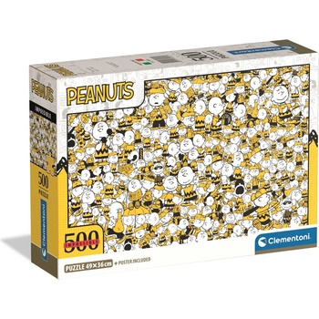Clementoni Impossible Peanuts 500 dielov