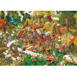 Heye - Puzzle Ryba: Cartoon Classics: Funny Farm - 1 000 piese