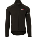 AGU Мъжка фланелка с дълъг ръкав за колоездене AGU Thermo Jersey L/S Essential Cycling jersey - Black (056-4255-0113)