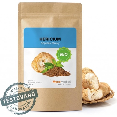 MycoMedica BIO Hericium Lion's Mane prášok 100 g