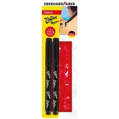 Eberhard faber tetovacie fixky Beach čierne 2 ks