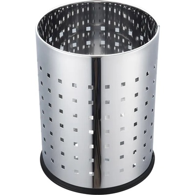 Кош за смет канцеларски 12 литра Хром