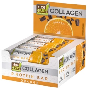 RiceUP! Collagen Protein Bar | 0 G Added Sugar [12 x 50 грама] Портокал