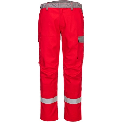 Portwest FR06 Bizflame Ultra Two Tone nohavice cervena
