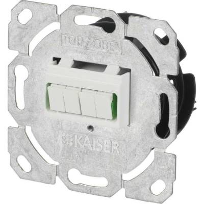 ABB Busch-axcent Zásuvka optická LC-Quad, s kovovým třmenem 2CKA000230A0503