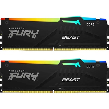 Kingston FURY Beast RGB 64GB (2x32GB) DDR5 5200MHz KF552C40BBAK2-64