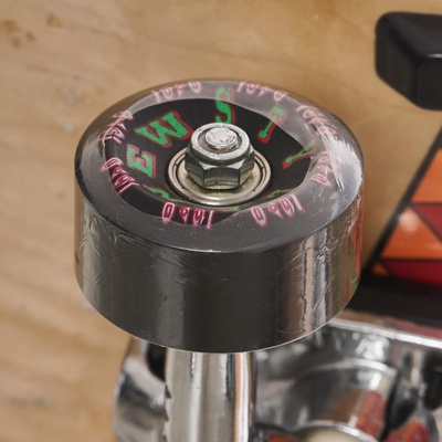 Скейтборд Vintage 90/96 - Dreadful, червен - Многоцветен