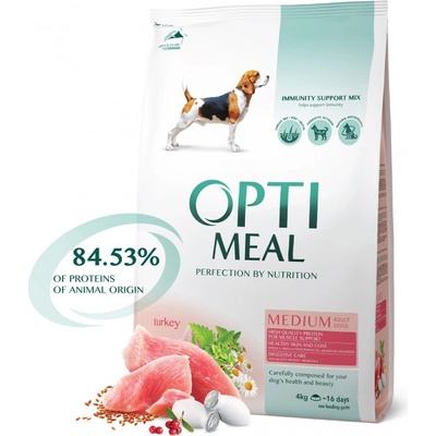 Optimeal Superpremium pre dospelých psov stredných plemien morka 4 kg