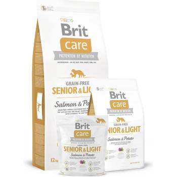 Brit Care Grain-free Senior & Light Salmon & Potato 2 x 12 kg