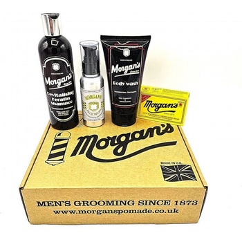 Morgan's Pomade Morgan’s комплект за коса, тяло и лице - шампоан, душ гел, измивен гел и сапун