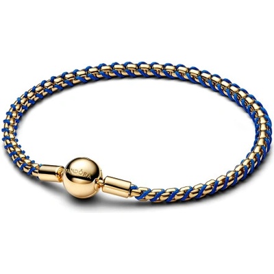 PANDORA Moments s modrou šňůrkou 16 cm 563816C02-16