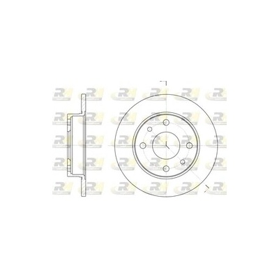 Brzdový kotouč RH 6110.00 | Zboží Auto