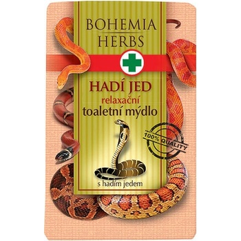 Bohemia Herbs Hadí jed toaletní mýdlo 100 g