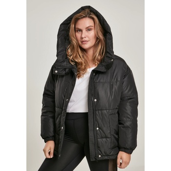 Urban Classics Дамско яке в черно Urban Classics Ladies Oversized Hooded PufferUB-TB3067-00007 - Черен, размер XS