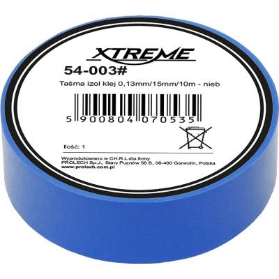 Xtreme Izolačná páska 15 mm x 0,13 mm x 10 m 54-003 modrá