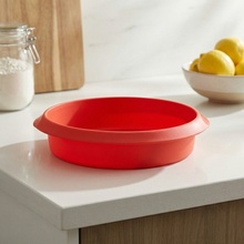 Lékué Klasická forma na tortu Round Cake 20 Cm červená