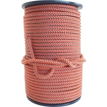 ENPRO Lano pletené bez jádra PPV 8 mm, 100 m, oranžovo-šedé