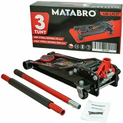 Matabro MB-LPJ3T, Nízky profil hydraulického zdviháka s pojazdom, 3 t