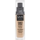 NYX Professional Makeup Can't Stop Won't Stop voděodolný tekutý make-up 6.3 Warm Vanilla 30 ml