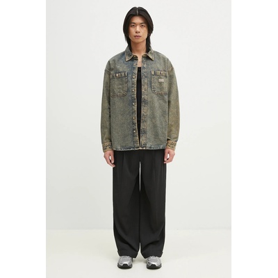 Dickies Дънково яке Dickies Houston Ls Shirt Yellow Fade Indigo (DK0A4YF5K581)