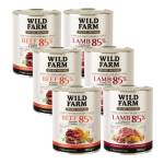 WILD FARM PURE MONO - микс от вкусове 6x800 г монопротеинова храна за кучета