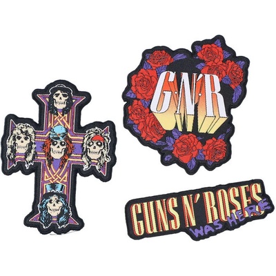nášivka (set 3 ks) Guns N' Roses - SETP18