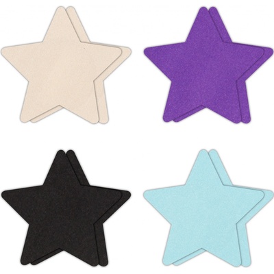 NS Novelties Pretty Pasties Star I Assorted 4 Pairs