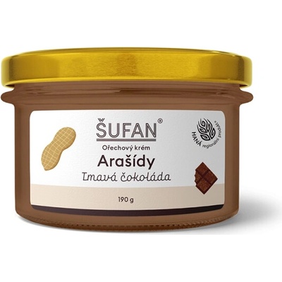 ŠUFAN Arašidy s tmavou čokoládou 190 g