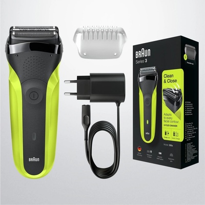 Braun Series 3 300 BT Green
