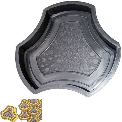 Forma na zámkovou dlažbu - Trojhran 4,5 cm