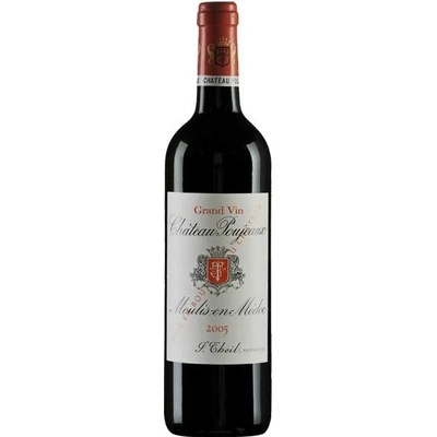 Château Poujeaux Cuvée suché červené 2005 13,8% 0,75 l (čistá fľaša)