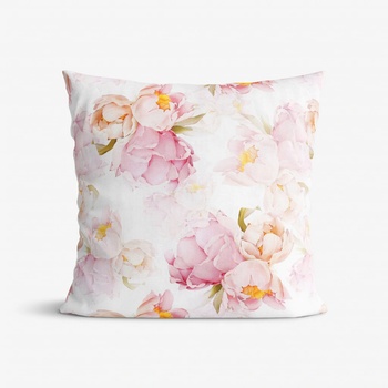 Goldea bavlna deluxe kvitnúce kvety pivoniek 30 x 50 cm