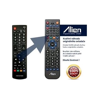 Diaľkový ovládač Alien LG AKB74475403
