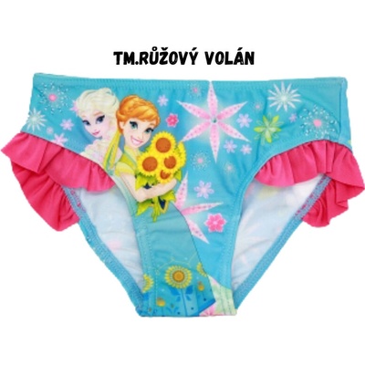 Dívčí plavky spodní díl Frozen sv.růžová
