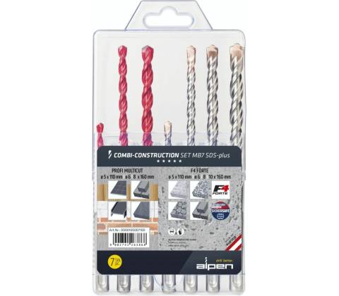 Alpen Combi Set SDS-plus M B7