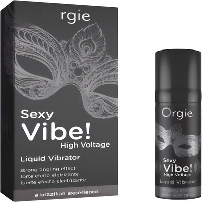 Vibrátor v kvapaline Sexy Vibe! High Voltage Liquid Vibrator 15 ml Orgie
