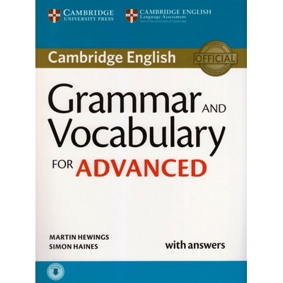 Grammar and Vocabulary for Advanced Book with... Martin Hewings Simon Haines