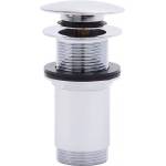 FDesign Висок смесител за умивалник Click-Clack FDesign Kleome, гланциран хром, без преливник (FD7-302-11)