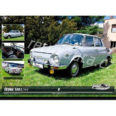 Pohlednice č. 08 - ŠKODA 100 L (1971)