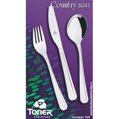 Toner Příbory Country sada jídelní nerez 6041 24 ks